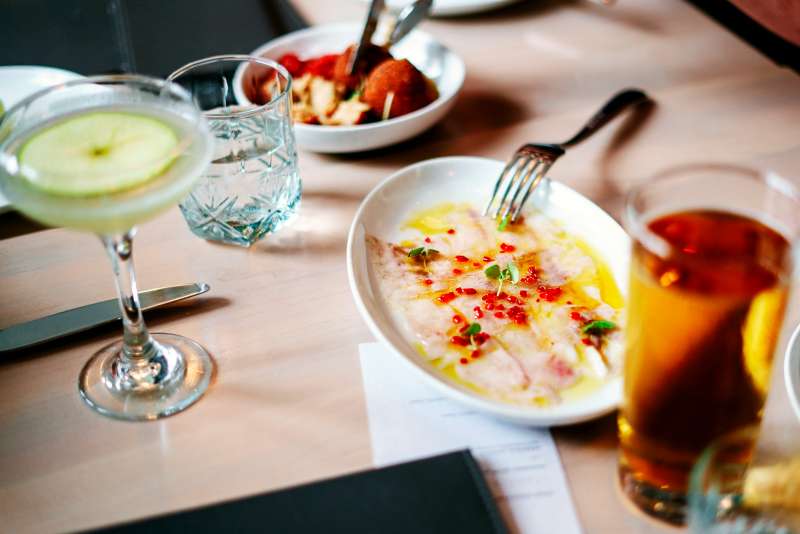 Flat-Lay-Drinks-and-Foods-reasons-why-you-should-be-tracking-your-money-track-net-worth-build-wealth.